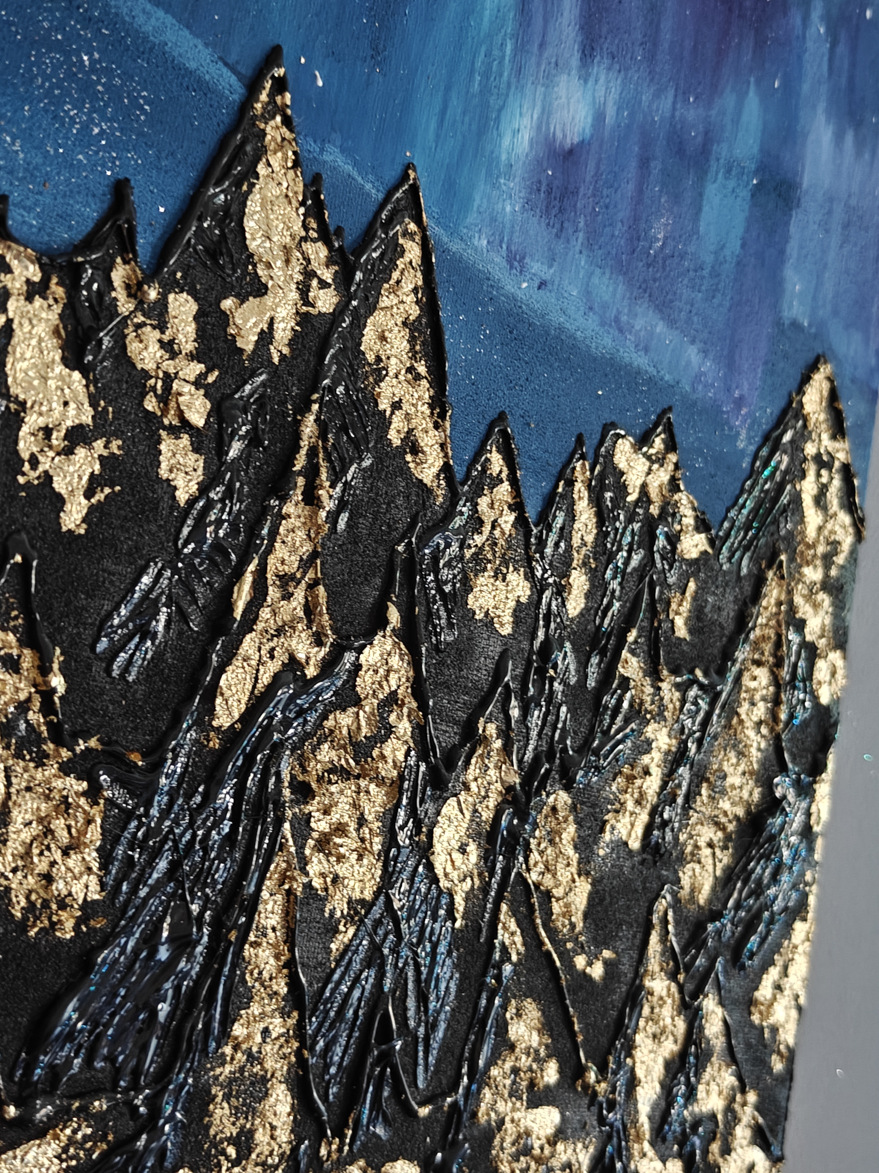 Original mountain landscape painting